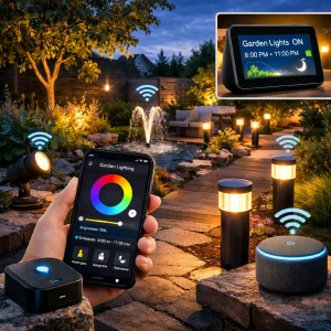 Okos kertvilágítás