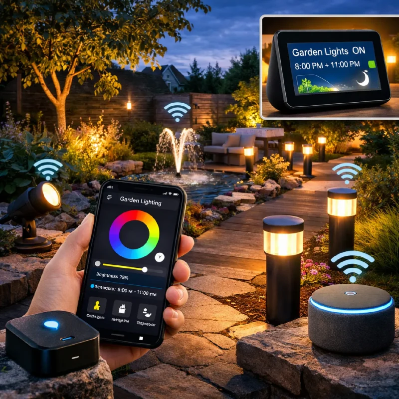 Okos kertvilágítás