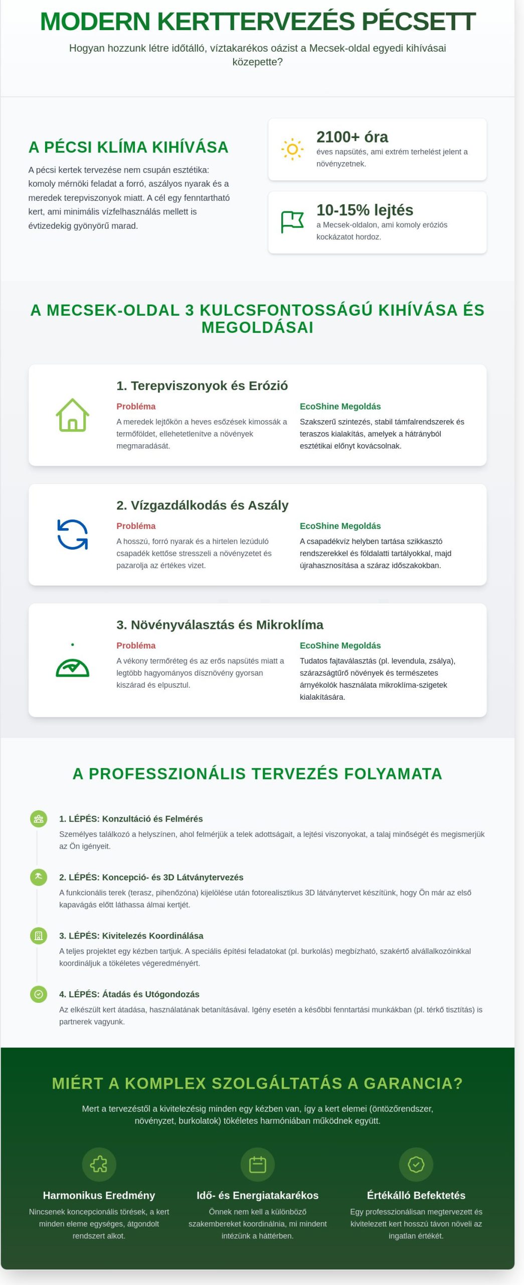 Kerttervezés Pécs: Hogyan tervezzünk időtálló kertet a Mecsek lábánál?