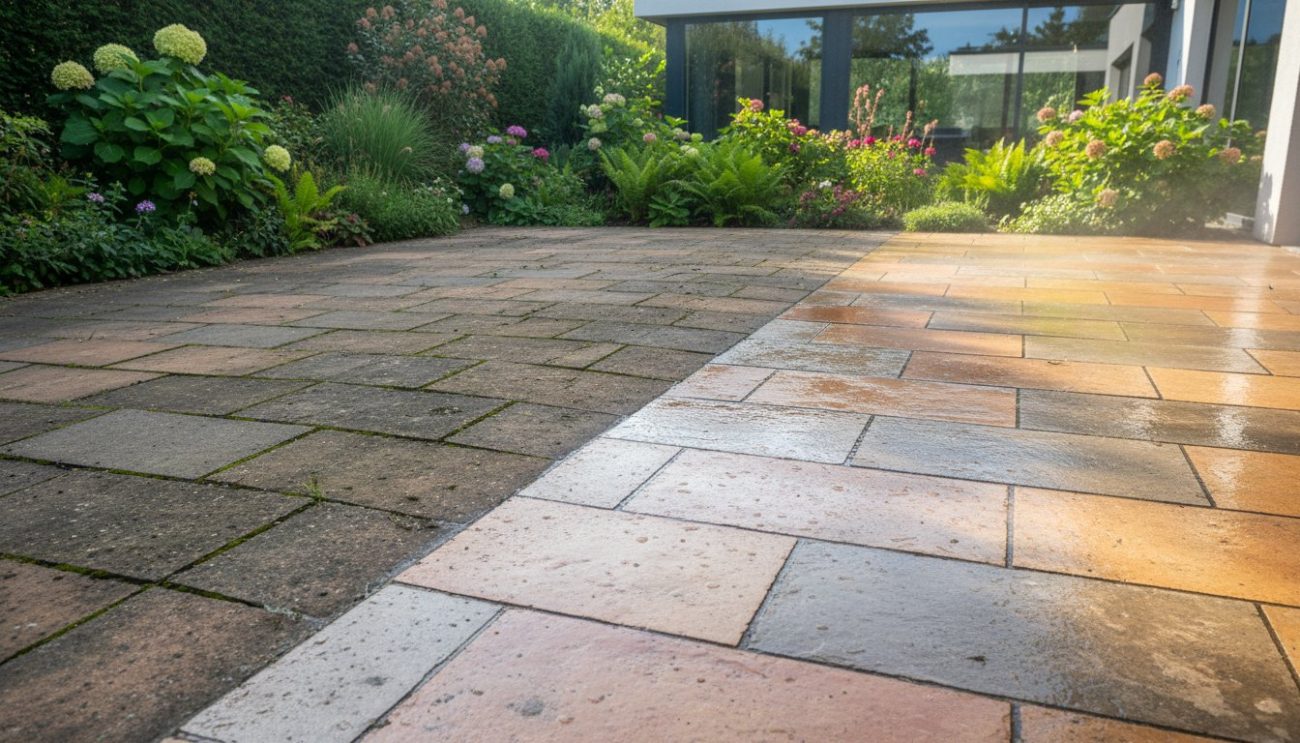 Térkő tisztítás Kaposvár: Újítsa meg kertje ragyogását 2026-ban!