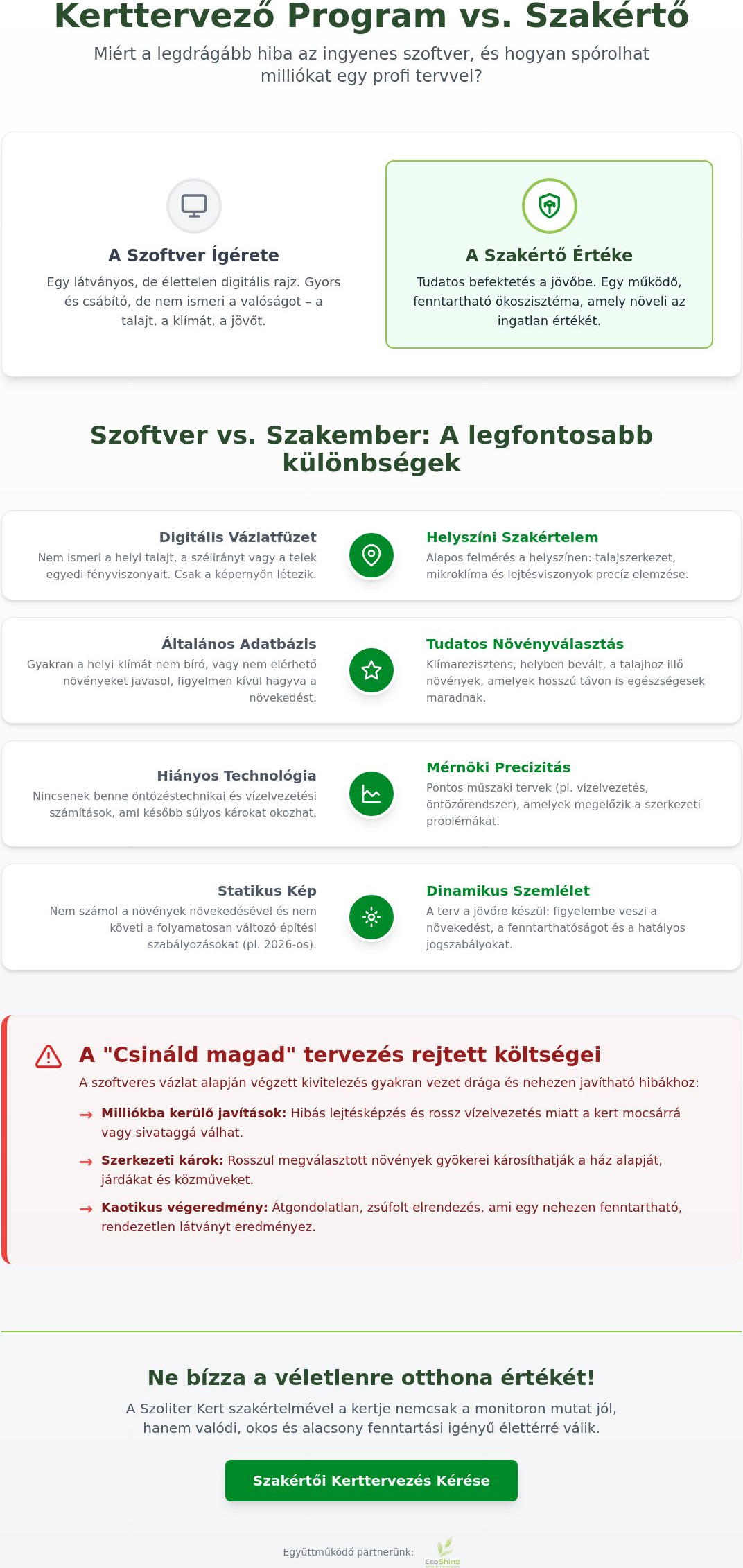 Kerttervező program helyett szakember: Melyiket válasszuk?