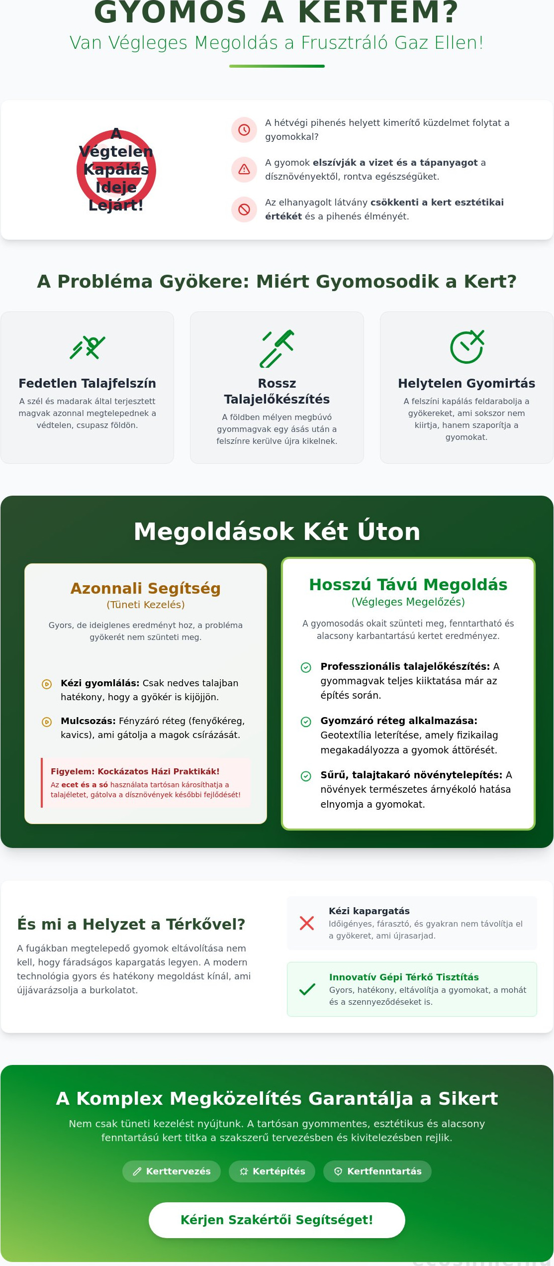 Gyomos a Kertem Segítség: Profi Megoldások 2026-ban