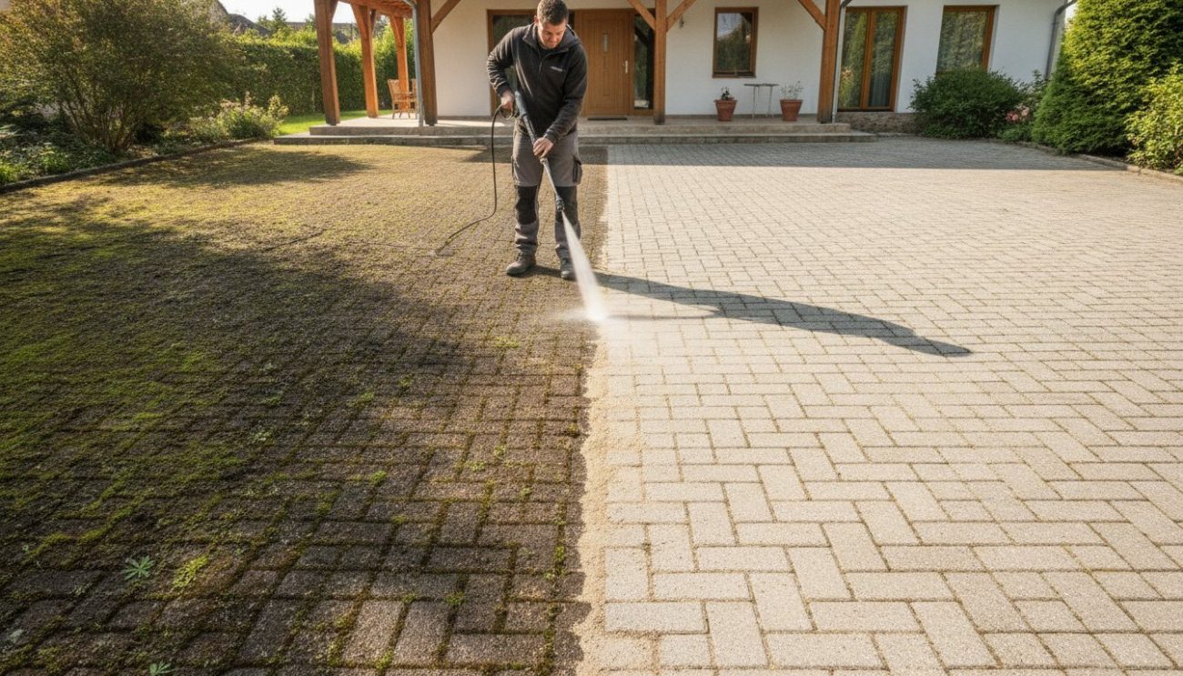 Térkő Tisztítása Mohától: Profi Módszerek 2026